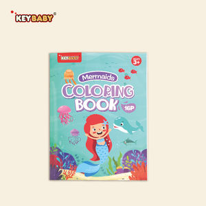 Libro de <span class=keywords><strong>Colorear</strong></span> <span class=keywords><strong>para</strong></span> Niños Mayores de 3 Años Keybaby, Páginas Gruesas, Crayones, Lápices de Agua, Escenas de <span class=keywords><strong>Animales</strong></span>, Unicornios, Libro Creativo de Pintura y Dibujo - Product Image 5