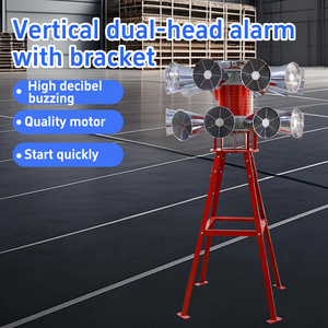 Alarma eléctrica grande Alarma vertical <span class=keywords><strong>de</strong></span> doble cabezal con soporte Alarma <span class=keywords><strong>de</strong></span> <span class=keywords><strong>Defensa</strong></span> Aérea Civil <span class=keywords><strong>de</strong></span> Mina Al aire libre Alta potencia <span class=keywords><strong>de</strong></span> penetración - Product Image 3