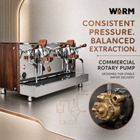 Mesin Kopi Profesional Komersial WARM HCCG058 Grosir 58mm E61 Classical Brew Head Rocket Expresso untuk Kedai Kopi