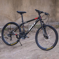 Venta al por mayor de fábrica: Bicicleta híbrida de equilibrio de 26 pulgadas para Trek MTB, mini, deportiva, de montaña, para grava y tierra, económica, con freno de disco y cuadro de acero.