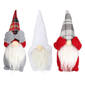 Pequeño terciopelo duende enano sin rostro Ragdoll adornos navideños decoraciones de Año Nuevo en forma de Gnomo - Product Image 3