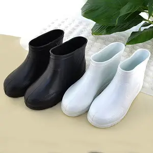 Europa Mulheres Pesca Confortável Soft Food Factory Cozinha Branco Preto Segurança Eva-Espuma-Sapatos Botas Chef Antislip Personalizado Mold