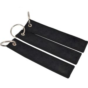 ZXX266 Porte-clés en tissu tissé personnalisé avec logo vierge, style Jet Tag, brodé Anime - Product Image 4