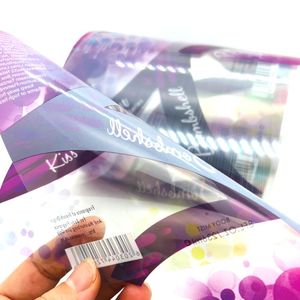 High Quality Custom Vinyl <strong>Transparent</strong> Sticker Roll Pack Waterproof Cosmetic <strong>Label</strong> Logo For Packaging Custom Packaging <strong>Labels</strong> - Product Image 4