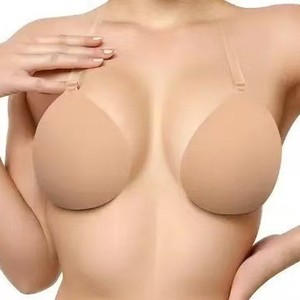 Almohadillas populares para <span class=keywords><strong>sujetador</strong></span> push-up para mujer, tirantes invisibles para levantar el busto, <span class=keywords><strong>sujetador</strong></span> <span class=keywords><strong>invisible</strong></span> para bustos grandes y pequeños, antideslizante - Product Image 2