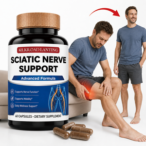 Suplemento de Apoyo para el Nervio Ciático para Adultos, Comodidad y Movilidad Diarias, Fórmula Avanzada, Suplemento Dietético, 60 Cápsulas - Product Image 1