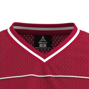 เสื้อฟุตบอล Healy Vintage คอวี ผ้าตาข่าย พิมพ์หมายเลข 08 ระบายอากาศ แห้งเร็ว 100% โพลีเอสเตอร์ แขนสั้น - Product Image 4