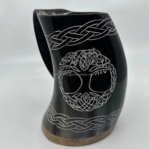 Tasses en corne naturelle écologiques de style animal, design unique pour la décoration intérieure et la vente en gros - Product Image 3