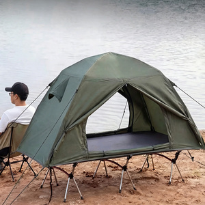 Tente de camping surélevée portable, imperméable, pour la randonnée, la pêche, la chasse, <span class=keywords><strong>lit</strong></span> de camping pliable surélevé - Product Image 5