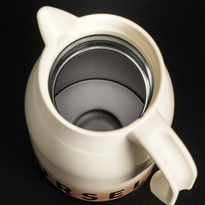 PINKAH Nouvelle Carafe <span class=keywords><strong>Isotherme</strong></span> en Acier Inoxydable 1100ML <span class=keywords><strong>avec</strong></span> <span class=keywords><strong>Filtre</strong></span> <span class=keywords><strong>à</strong></span> Thé Amovible pour la Maison et le Bureau - Product Image 3