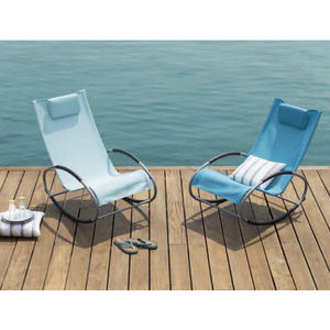 Outdoor Garden Leisure Aluminum Frame <b>Folding</b> Rocking Chair - Product Image 2