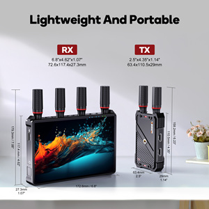 Transmisor y Receptor de Video Inalámbrico HDM de 7 Pulgadas con Alcance de 400 Metros para Eventos en Interiores y Exteriores, Compatible con 1 Transmisor y 5 Receptores - Product Image 4