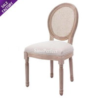 Fabricant de meubles d'hôtel empilables en bois Cross X Back Chaises de luxe Mariage Banquet Chair