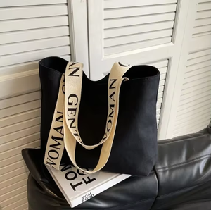 Borsa da Spiaggia Personalizzata di Grande Capacità con Manici in Cotone, Logo Personalizzato, Borsa da Viaggio e Shopping per Donne in Tela - Product Image 4
