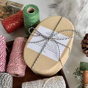 Dây cotton (100 m/cuộn)-Bao bì hộp quà tặng, trang trí ren Giáng sinh, đồ thủ công bện tự làm, làm nút thắt, đồ dùng nghệ thuật thủ công - Product Image 6