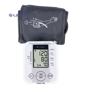 LANNX uHem A8 Tensiomètre intelligent 2 en 1 Machines de mesure de la glycémie Tensiomètre numérique