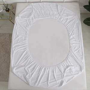 Yüksek kalite beyaz Premium hipoalerjenik Terry bez geçirimsiz yatak örtüsü su geçirmez yatak pedleri koruyucular - Product Image 1