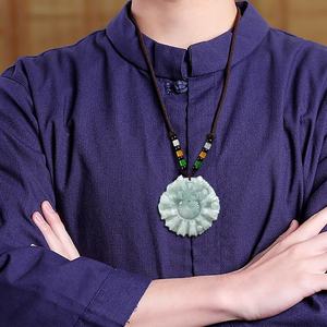 หยกธรรมชาติ จี้หยกมังกร 12 นักษัตรสำหรับผู้ชาย UNISEX เครื่องประดับแบบดั้งเดิม ดีไซน์ดั้งเดิม LP58 - Product Image 5