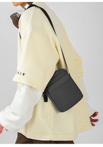 Unisex Casual Sling Travel <b>Purse</b> for Work Business College <b>Small</b> Messenger Shoulder Bag - Product Image 6