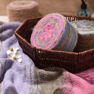 Gradient <span class=keywords><strong>Soie</strong></span> <span class=keywords><strong>Mohair</strong></span> Fil Teint Motif Doux Chandail Tissu Tricoté À La Main <span class=keywords><strong>Et</strong></span> Tissé À La Machine Fil Arc-En-Ciel DIY Boules <span class=keywords><strong>De</strong></span> Fil - Product Image 3