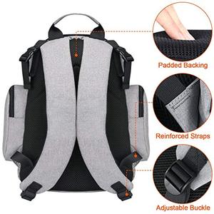 Diseño Funcional bebé pañal bolsa impermeable <span class=keywords><strong>mamá</strong></span> mochila bolsa para viajes - Product Image 3