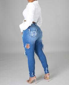 <span class=keywords><strong>Pantalones</strong></span> <span class=keywords><strong>cortos</strong></span> de mezclilla con agujeros <span class=keywords><strong>rotos</strong></span> para mujer, <span class=keywords><strong>pantalones</strong></span> <span class=keywords><strong>cortos</strong></span> de verano con bolsillos con cremallera, <span class=keywords><strong>pantalones</strong></span> <span class=keywords><strong>vaqueros</strong></span> <span class=keywords><strong>cortos</strong></span> de mezclilla rasgados deshilachados para mujer 2024 - Product Image 3