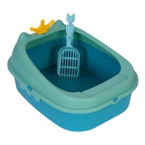 Lettiera per Gatti Grande con Coperchio, Bordi Alti, Vassoio Chiuso, Controllo Odori, Facile da Pulire, per Gatti da Interno, Forniture Durevoli per Animali Domestici - Product Image 6