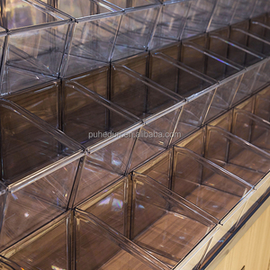 وحدات رفوف سوبر ماركت ثقيلة مخصصة من الخشب الصلب مع أرفف مزدوجة الجوانب لعرض تخزين متاجر بيع الحبوب والمكسرات - Product Image 6