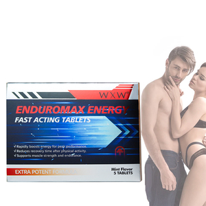 Stock WXW Enduromax Energy Film oral Tranche de menthe Extrait de graines de fenugrec Suppléments pour hommes Vitalité masculine Film de menthe