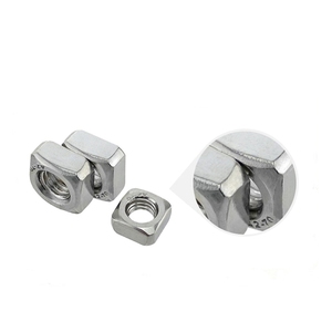 Fornitore Cinese di Dadi Quadrati in Acciaio Inox A2-70 A2-80 A4-70 A4-80 304 316 DIN 557 ASME ANSI <span class=keywords><strong>B</strong></span> 18.2.2 SAE J 104 M4-M100 - Product Image 3