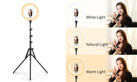 Pour Tik Tok 18 "LED Selfie Fill Ring Makeup Light Studio Équipement de photographie pour Streaming Box-Emballage pour l'éclairage de beauté