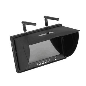 Monitor LCD5802D de 5.8 GHz de Doble Banda y 40 Canales, 7 Pulgadas, Resolución 800x480, Brillo de 600 cd/m2, Ángulo de Visión de 140/120, Integrado para Drones - Product Image 3
