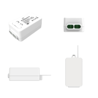 Interruptor de Control Remoto Inalámbrico Tuya RF433 de 1 Canal, 240V 10A, Módulo de Relé Inteligente para Automatización de Iluminación LED
