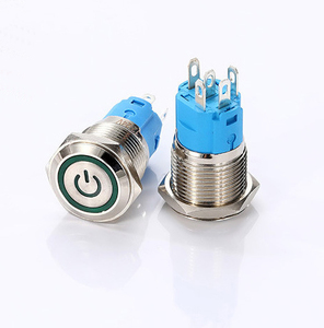 PA66 kim loại ánh sáng đẩy nút chuyển đổi Wintai-tech 16 mm kim loại nút chuyển đổi Kim Loại chuyển đổi - Product Image 1