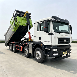 Camión de basura de servicio pesado SINOTRUK SITRAK con sistema de elevación hidráulico de brazo para residuos de construcción - Product Image 4