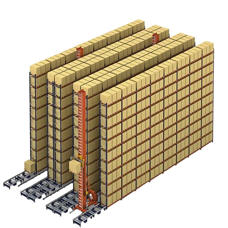 Hoge Kwaliteit Arbeidsbesparende Pallet Rack Geautomatiseerde Logistieke Opslag Asrs Automatische Stellingsysteem