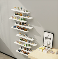 Étagère murale flottante pour rangement et présentation de figurines, boîtes mystères, décorations et objets de collection - Organisateur de décoration intérieure