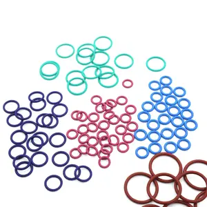 Kustom tahan suhu tinggi NBR FKM HNBR silikon Gasket o-ring segel pabrik HNBR nitril karet untuk suhu ekstrim