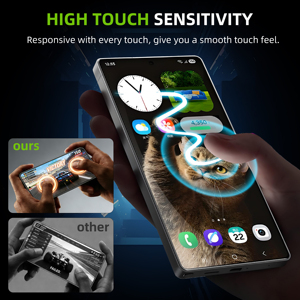 Protector de Pantalla de Vidrio Templado para <span class=keywords><strong>Samsung</strong></span> <span class=keywords><strong>Galaxy</strong></span> S26 Ultra/S25/S24, Instalación Autoadhesiva sin Burbujas, HD Transparente, Dureza 9H - Product Image 4