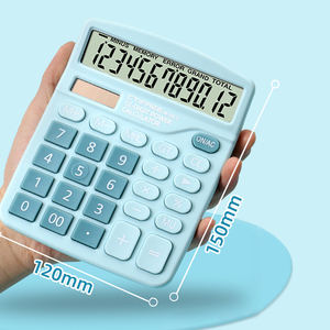 Ctifree Aangepaste Rekenmachine Logo Promotionele Hoge Quality12-Digit Functie Roze Blauwe Bureaucalculator <span class=keywords><strong>M</strong></span>-28 - Product Image 2