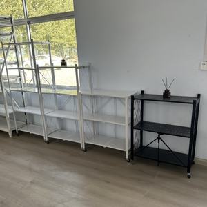 Estante Metálico Plegable de 5 Niveles, Desmontable, Apilable, para Almacenamiento en el Hogar y la Cocina - Product Image 6