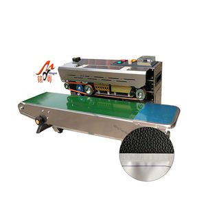 קטן אוטומטי אנכי רציף הדפסת הזרקת דיו מדפסת קוד מזון שקית פלסטיק מכונת איטום רצועת חום - Product Image 4