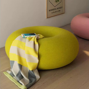 Donut Shaped Velvet <b>Bean</b> <b>Bag</b> <b>Chair</b> Oversized and Comfortable Lazy for Adults and Kids Living Room Dining or Bedroom Furniture - Product Image 2