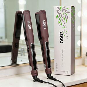 Professionnel 230 ° Lisseur de cheveux C avec plaques flottantes 3D, traitement à la kératine et soin ionique pour le coiffage à domicile - Product Image 1