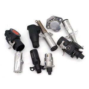 Conector de enchufe de remolque 12/24V 7/<span class=keywords><strong>13</strong></span> Pin Europa adaptador de remolque resistente enchufe eléctrico para caravana de remolque RV - Product Image 2