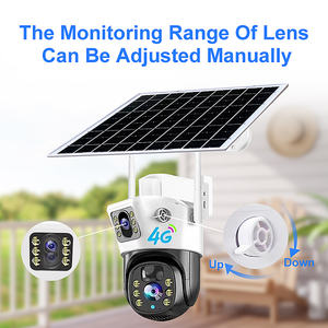 Kamera Surya 4G Aplikasi <span class=keywords><strong>Smartphone</strong></span> Luar Ruangan Nirkabel 2MP Pan Tilt 355 °   Kamera Keamanan Rumah Nirkabel dengan Deteksi PIR dan Pemasangan Mudah - Product Image 3