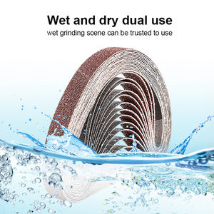 السيراميك حزام رملي 610*100 مللي متر الأزرق ورقة كشط مقاومة للمياه حزام رملي s gxk51 المعادن طاحونة حزام الرملي - Product Image 3