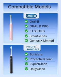 Étui de voyage pour brosse à dents Oral-B/Oral-BPro 1000 1500 5000 <span class=keywords><strong>7000</strong></span> 7500 6000 9600/<span class=keywords><strong>Philips</strong></span> Brosse à dents électrique, étui rigide portable - Product Image 2