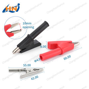 Pinces crocodiles en laiton massif pour test de tension – Produit premium au meilleur <span class=keywords><strong>prix</strong></span> – Pinces crocodiles dorées - Product Image 3