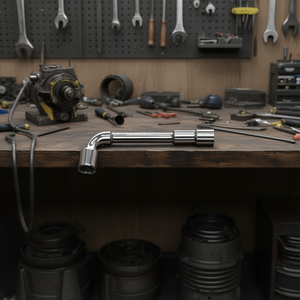 Llave en N de 291 mm con barra de extensión offset de 90 grados, herramienta de vaso tipo L - Product Image 3